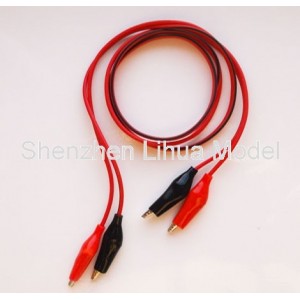 wire with twe end clips--1 meter