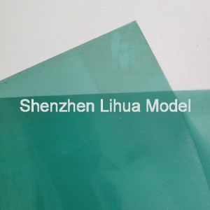light green PVC sheet---pale green PVC board model material