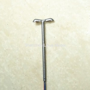 steel street lamp 02B-plastic head