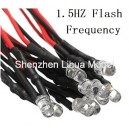 Self flash DIP LED with wire--1.5HZ FREQ.