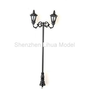 LHM687 metal yard lamp-double heads