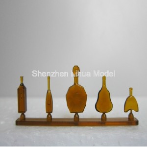 wine bottle---ABS plastic fine wine bottle, architecture mode