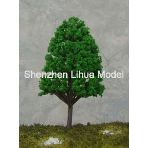 scenery tree 02---middle green model plastic tree 