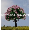 flower tree 01E---plastic model scale miniature color tree