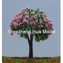 flower tree 02F---plastic model scale miniature color tree