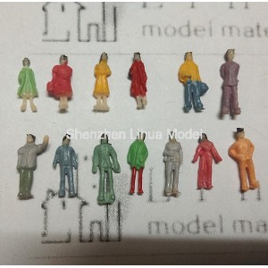 1:150 N scale standing figures----for model train layouts
