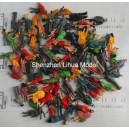 1:100 all standing color figures----model figures scale figures 