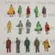1:87 HO scale standing figures----for model train layouts