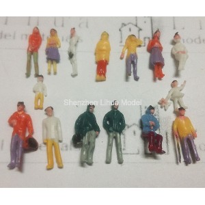 1:100 TT scale mixed figures--for architectural model building