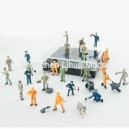 1:87 color railroad figures