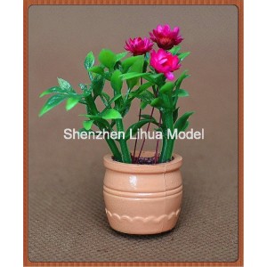 ABS flower pot 08---flower pot architectural model pot