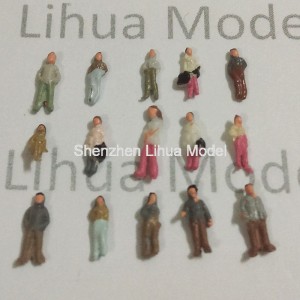 1:300 scale mixed boutique figures---for model train