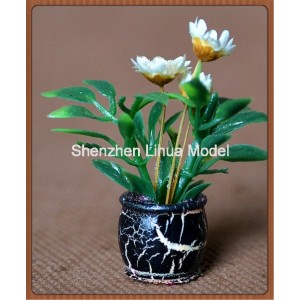 ABS flower pot 14---flower pot architectural model pot