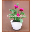 ABS flower pot 17---flower pot architectural model pot