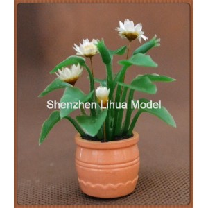 ABS flower pot 21---flower pot architectural model pot