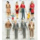 1:30 all standing scale figures----model scale figures 