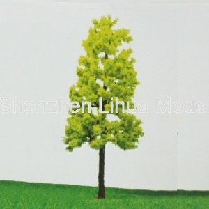 iron wire tree 60A--light green scale model tree