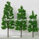 iron wire tree 60B--middle green scale model tree