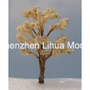 wood flour wire tree 07--model train OO HO TT N scale