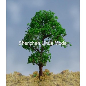 silk leaf wire tree 06--model train tree OO HO TT N scale