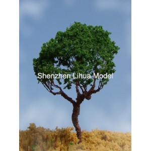 silk leaf wire tree 12--model train tree OO HO TT N scale