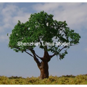 silk leaf wire tree 20--model train tree OO HO TT N scale