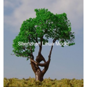 silk leaf wire tree 21--model train tree OO HO TT N scale