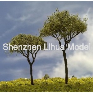 silk leaf wire tree 31--model train tree OO HO TT N scale