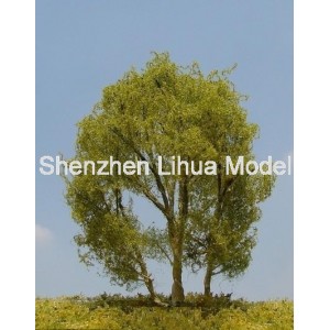 silk leaf wire tree 36--model train tree OO HO TT N scale