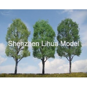 silk leaf wire tree 40--model train tree OO HO TT N scale