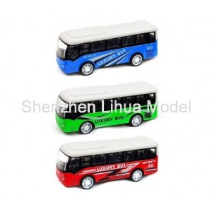 1:100 metal bus--lightless 9.5cm length