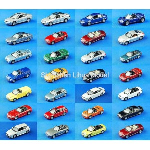 1:75 metal car--lightless 6cm length