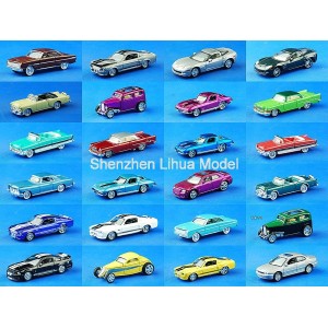 1:64 metal car 02--lightless 7cm length